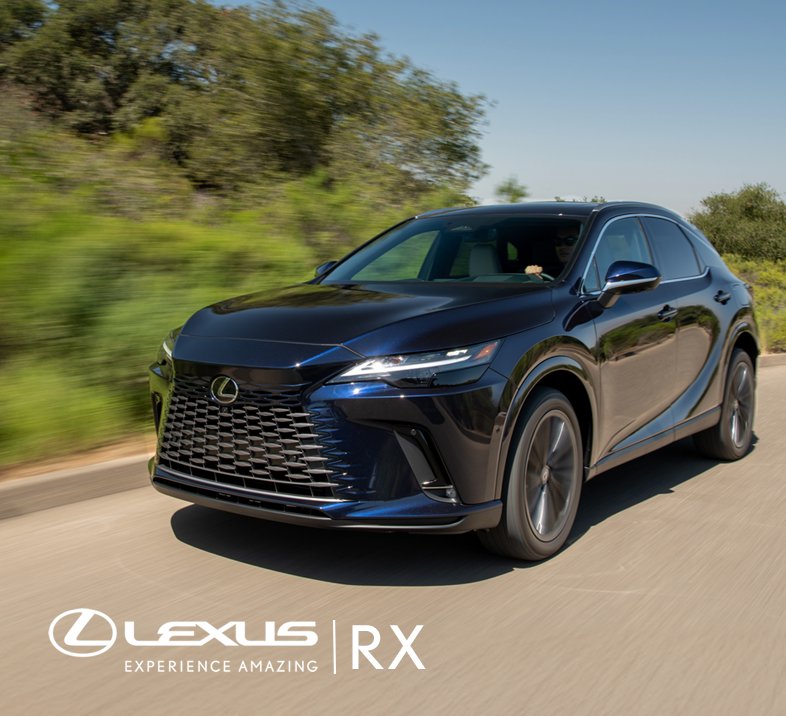 Square crop of the Lexus RX 'Experience Amazing' creative, sized for a smaller placement.